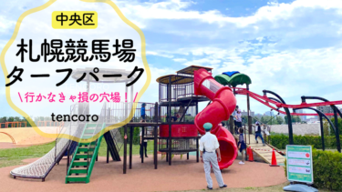 【2022最新】超穴場！札幌競馬場の遊び場「ターフパーク」遊具レポ